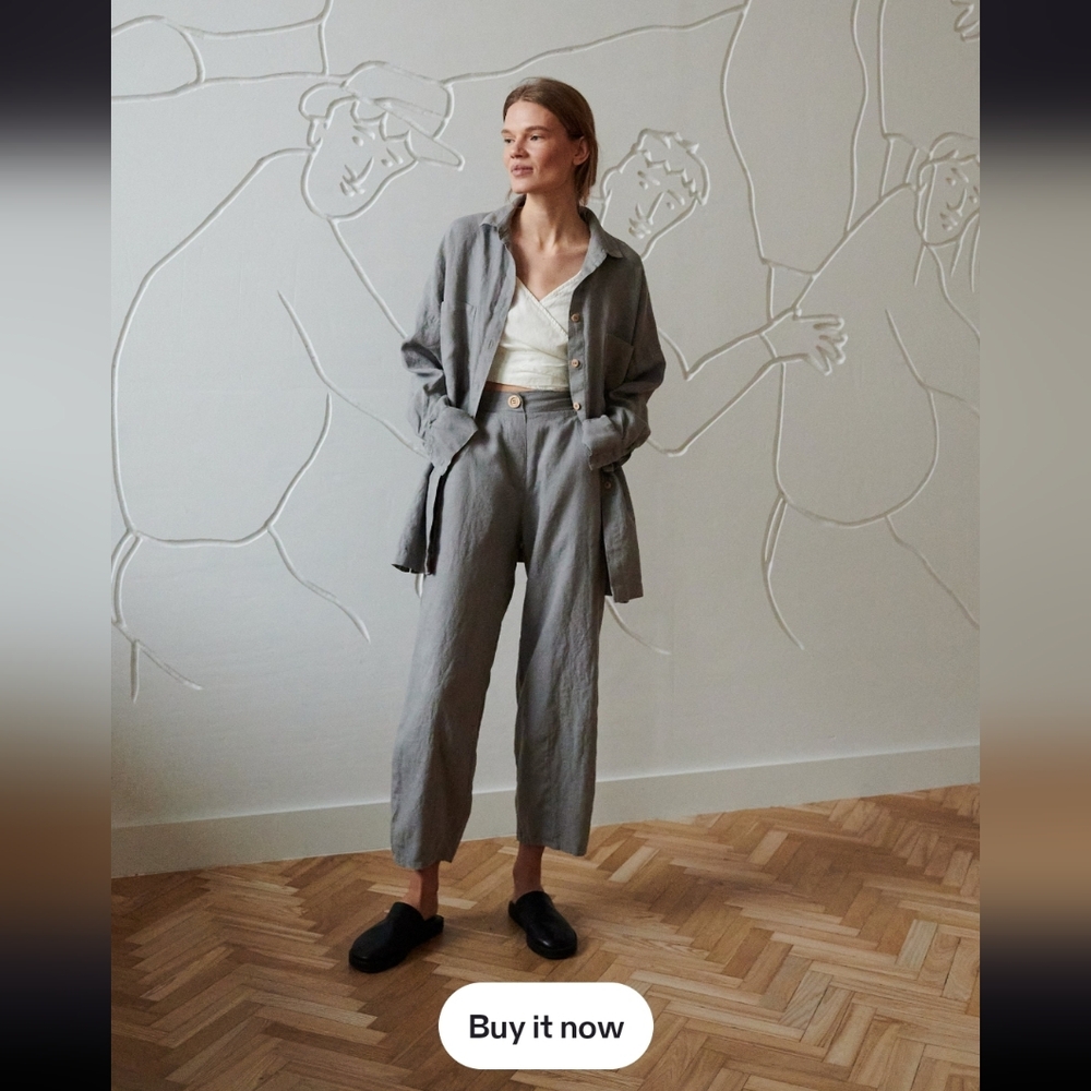 linenfox barrel trousers frankie